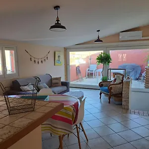 La Tropezienne, Duplex 73 M2, 100 M Du Port, Climatisation, Grande Terrasse Appartement